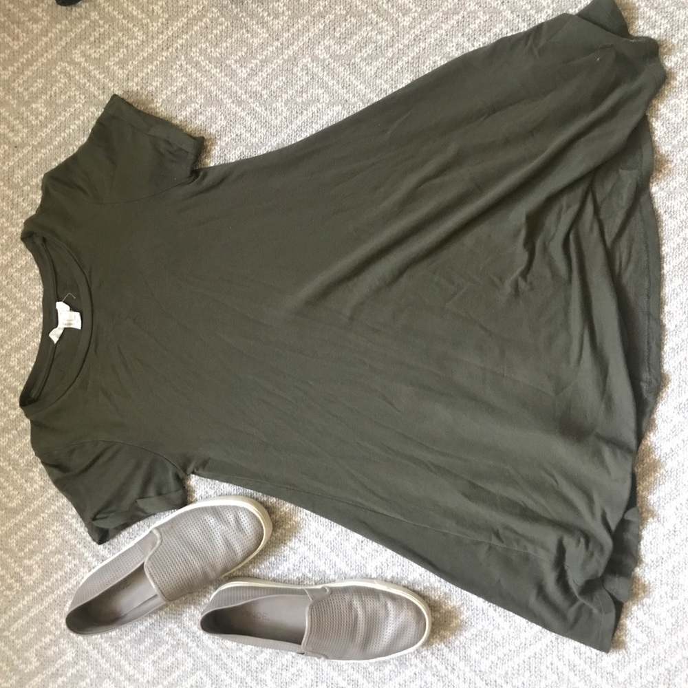 Green forever 21 shift dress - Picture 2 of 3